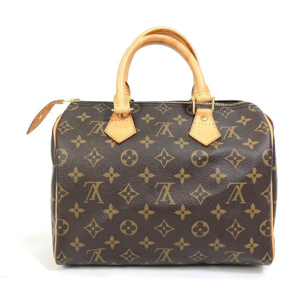 Louis Vuitton Monogram Speedy 25 Bag Mini Boston Bag Brown